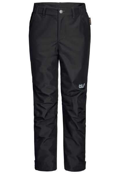 Jack Wolfskin Mode Zwarte Besneeuwde Dagen Broek Kinderen