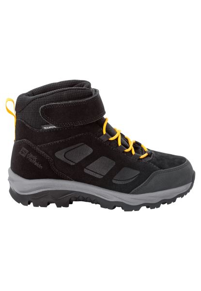 Jack Wolfskin Zwart-potig Geel Xt Vojo Lt Texapore Mid K Fashion