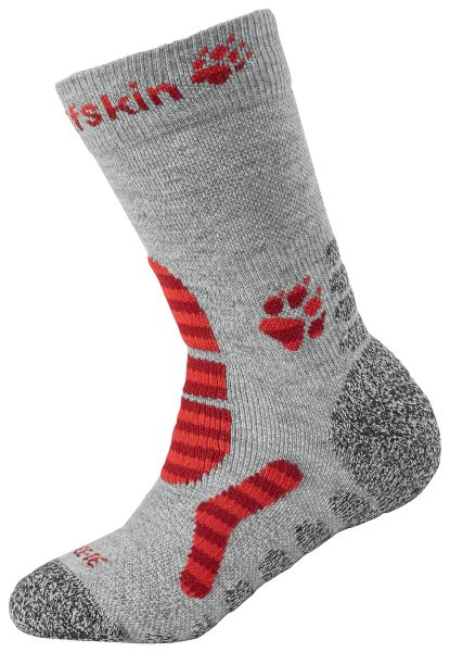 Kids Hiking Stripe Classic Cut Collectie Jack Wolfskin Lichtgrijs