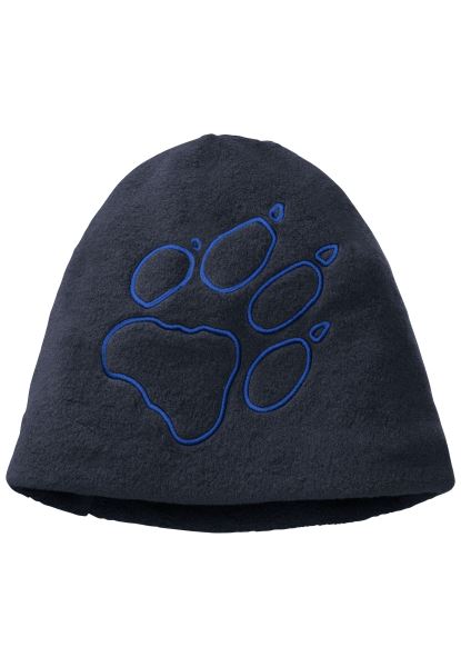 Night Blue Fashion Jack Wolfskin Front Paw Beanie Kids