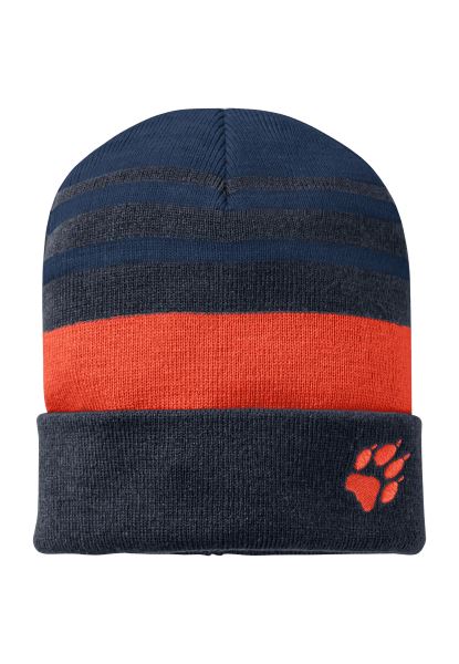 Gestreepte Gebreide Muts K Actieve Blauwe Jack Wolfskin-collectie