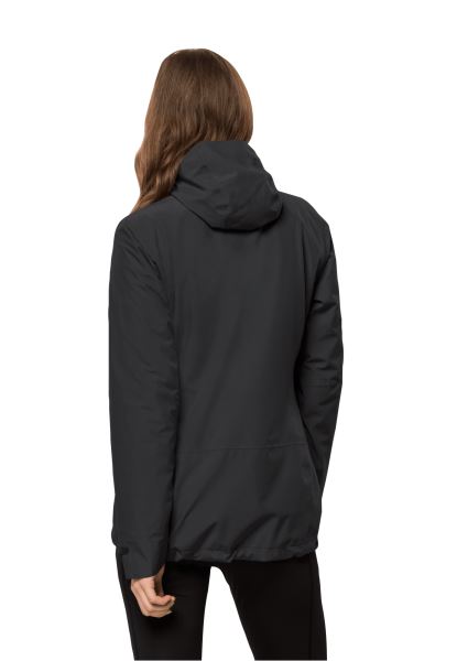 Jack Wolfskin Moonrise 3in1 Jack W Origin Zwart