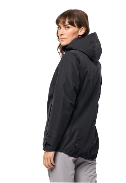 Bergland 3in1 Jack W Jack Wolfskin Merken Zwart