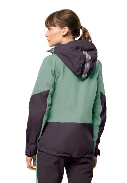 Graniet Groene Alpspitze 3l Jas Met Hot Jack Wolfskin