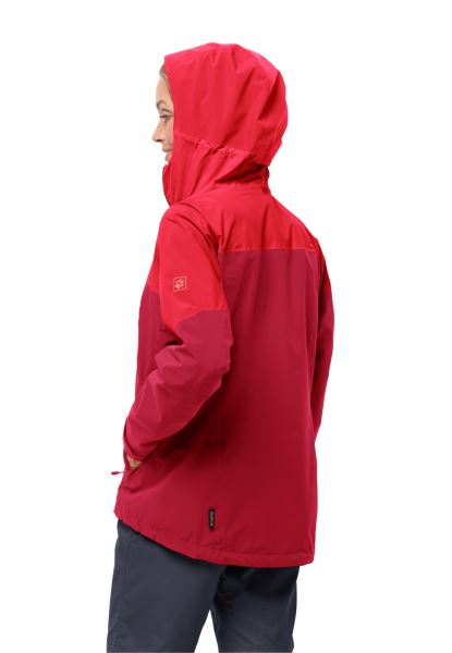 Jack Wolfskin Bright Scarlet Go Hike Jacket W Fashion