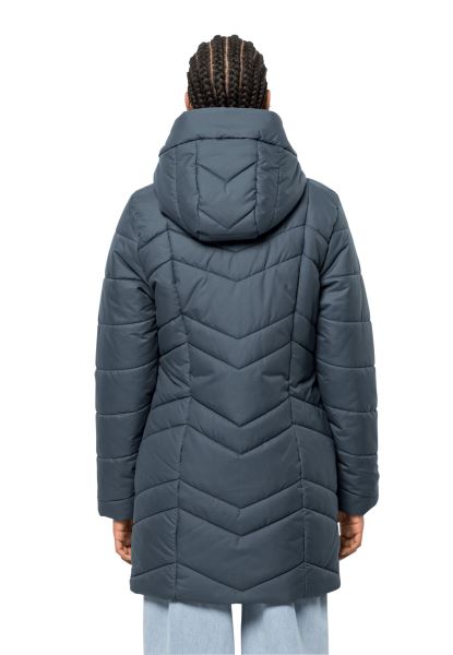 Originele Jack Wolfskin Kyoto Jas Met Leisteenblauw