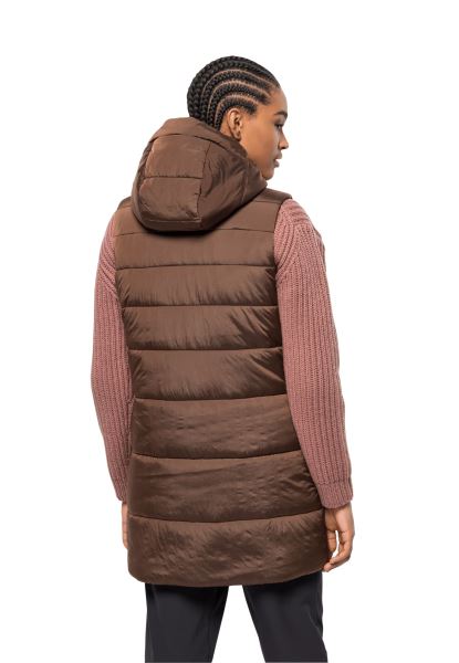 Hazelnootbruin Eisbach Vest Met Jack Wolfskin Merken