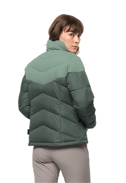 Collectie Hedge Green Jack Wolfskin Herzberg Donsjack W