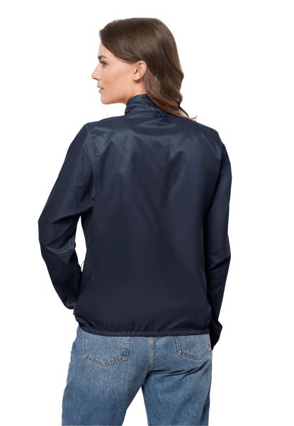 Night Blue Origins Pack & Go Windshell Met Jack Wolfskin