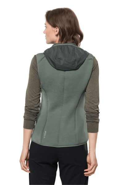 Jack Wolfskin Hedge Green Hot Tasman Hybride Vest W