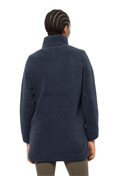 Jack Wolfskin High Curl Coat W Nachtblauwe Collectie