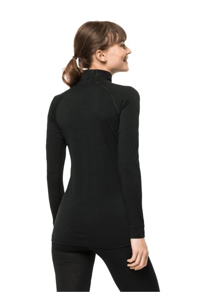 Alpspitze Wol L/s Hz W Zwart Hot Jack Wolfskin