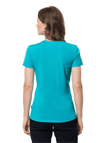 Crosstrail Graphic T W Collections Jack Wolfskin Donker Aqua