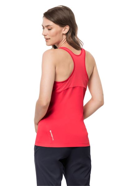 Narrows Tank W Jack Wolfskin Tulp Rode Merken