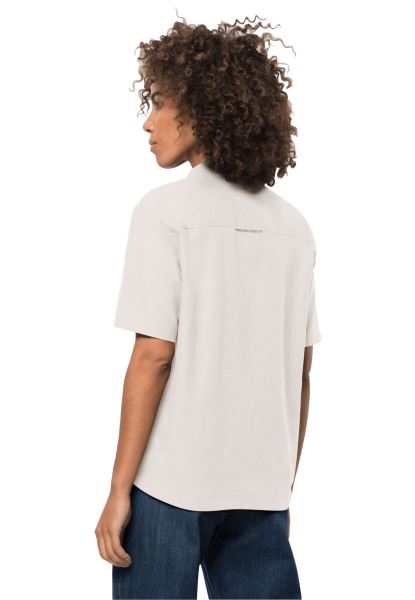 Jack Wolfskin Natuur Zomeroverhemd W Warm Katoen Wit