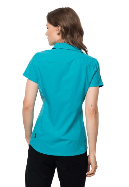 Donker Aqua Peak Overhemd Van Origine Jack Wolfskin