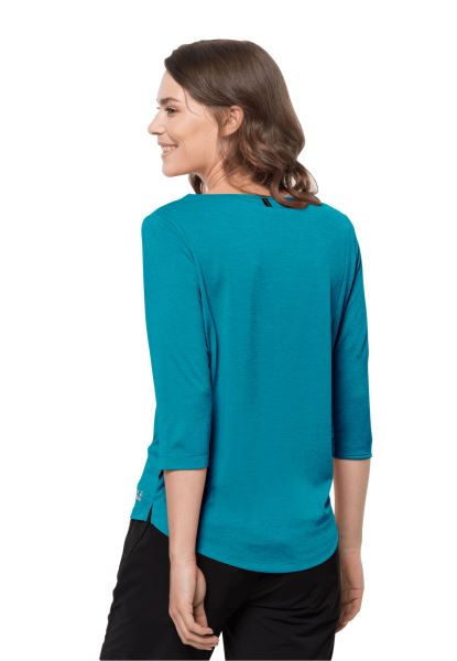 Pack & Go 3/4 T W Zoetwaterblauwe Jack Wolfskin-collectie