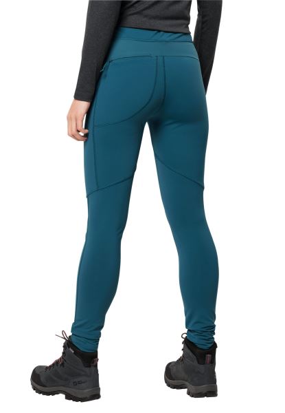 Blauwe Koraal Jack Wolfskin Collecties Salmaser Panty W