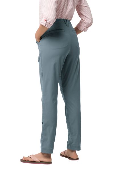 Desert Roll-up Pants W Collections Jack Wolfskin Teal Grey