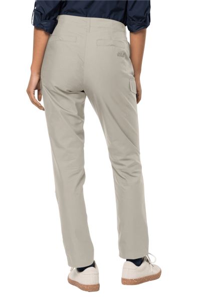 Jack Wolfskin Stoffige Grijze Origins Tripbroek Aan Het Meer W