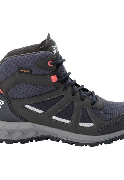 Collecties Jack Wolfskin Donkerblauw-roze Woodland 2 Texapore Mid W