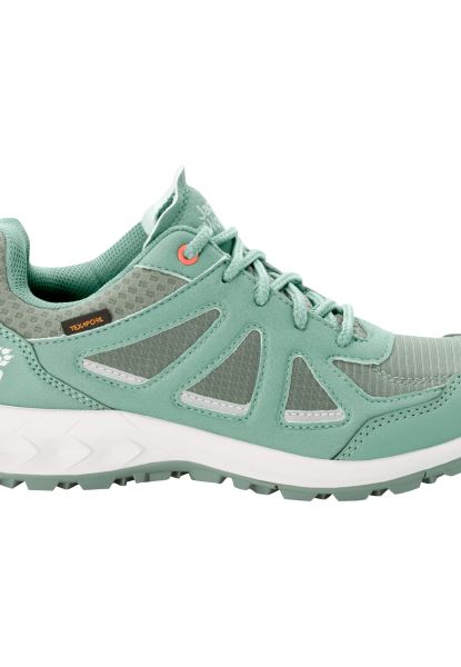 Forest 2 Texapore Low W Lichtgroen-witte Jack Wolfskin-collectie