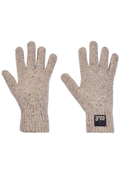 Brands Nature Gebreide Handschoen Beige Jack Wolfskin