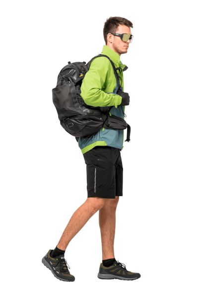 Tourer Handschoen Kort Jack Wolfskin Collectie Zwart