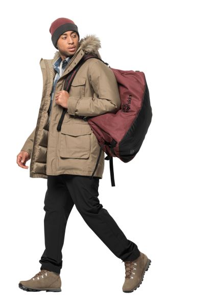 Cordovan Rode Rib Hoed Hot Jack Wolfskin