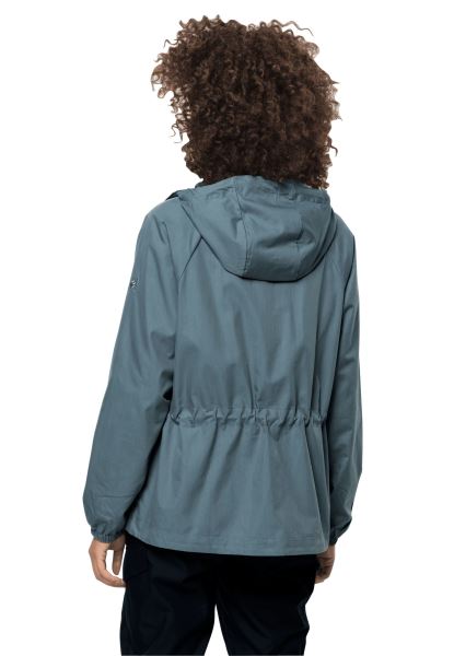 Reisjas Aan Het Meer W Jack Wolfskin Brand Teal Grey