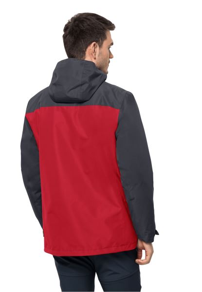 Jack Wolfskin Taubenberg 3in1 Jack M Adrenaline Rood Best