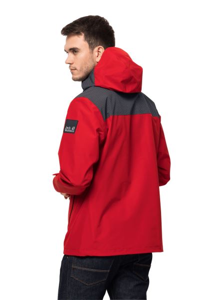 Dna Block Jacket M Adrenaline Red Jack Wolfskin Best