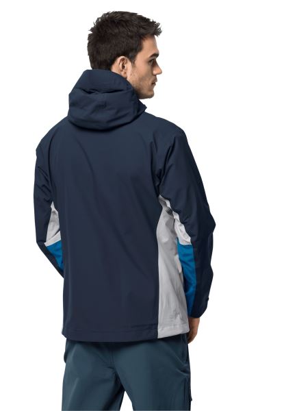 Blauwe Pacific Eagle Peak Jas M Jack Wolfskin Collectie