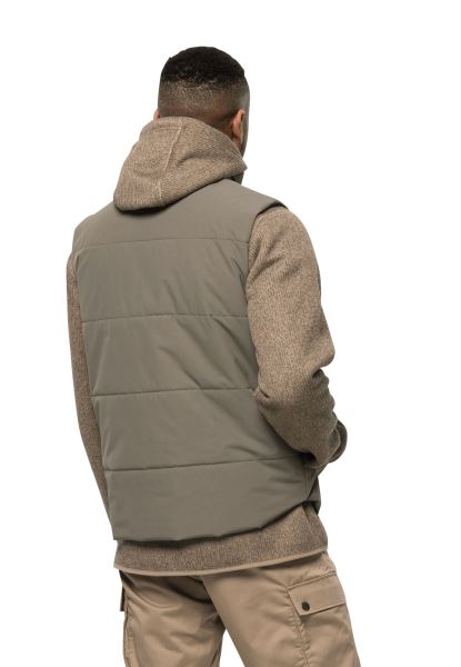 Dusty Olive Jack Wolfskin Best White Frost Vest M