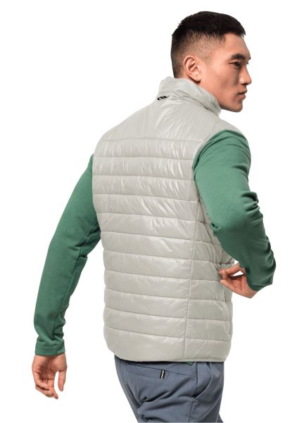 Jwp Vest M Jack Wolfskin Collectie Stoffig Grijs