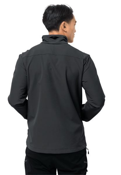 Nieuwe Crestview Jas Heren Jack Wolfskin Phantom