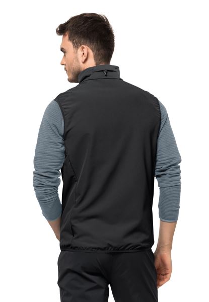 Jack Wolfskin Zwart Collecties Hoogste Piek Vest M