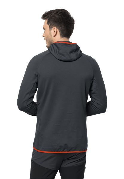 Onthoud Jack Wolfskin Hydro Grid Capuchon Fz M Phantom