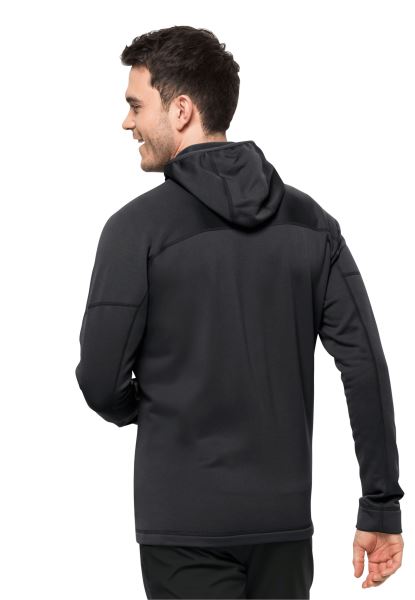 Black Jack Wolfskin Hirschberg Hooded Fz M Fashion
