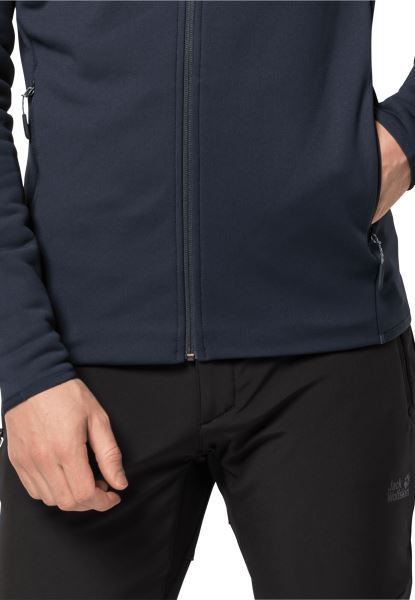 Baiselberg Hooded Fz M Jack Wolfskin Origin Nachtblauw