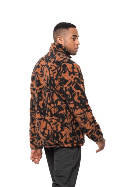 Fashion Jack Wolfskin Baksteen Allover Pank Hudson Snap M