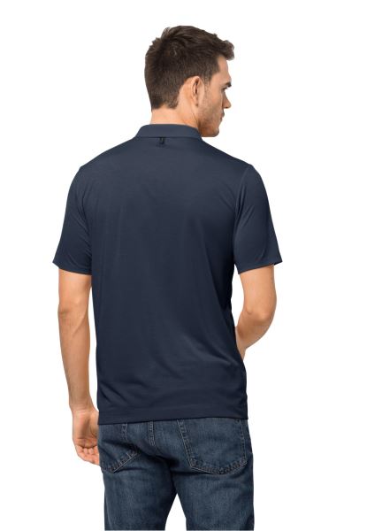 Collectie Pack & Go Polo M Jack Wolfskin Nachtblauw