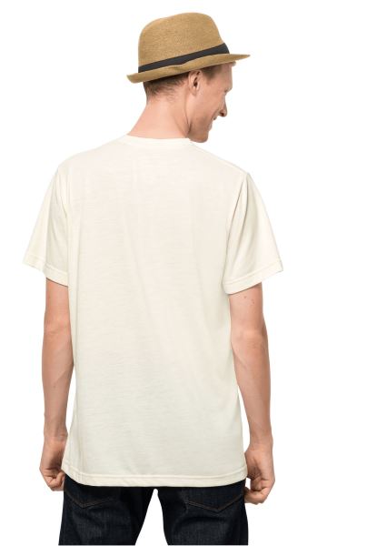 Jack Wolfskin Merken Nature Mountain T M Katoen Wit