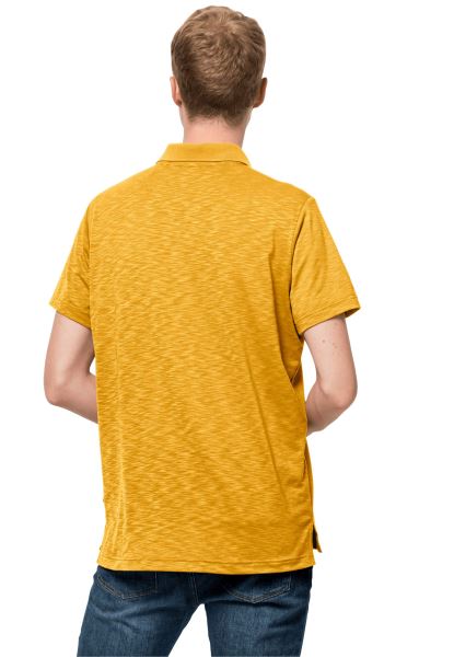 Beste Potige Gele Xt Jack Wolfskin Reispolo Heren