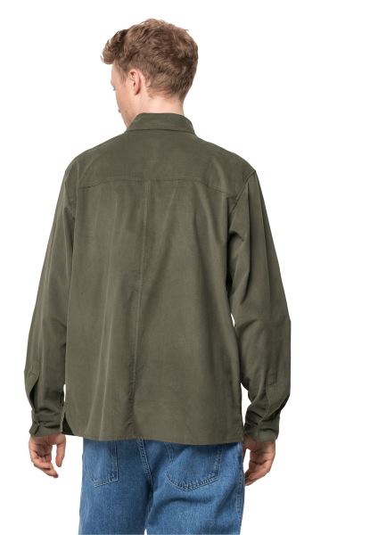 Oud Olijfgroen Jack Wolfskin Origin Nature Shirt M