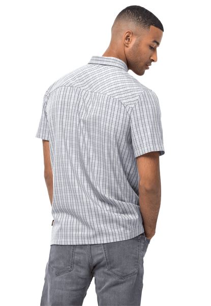 Jack Wolfskin White Rush Checks Collectie Thompson Overhemd Heren
