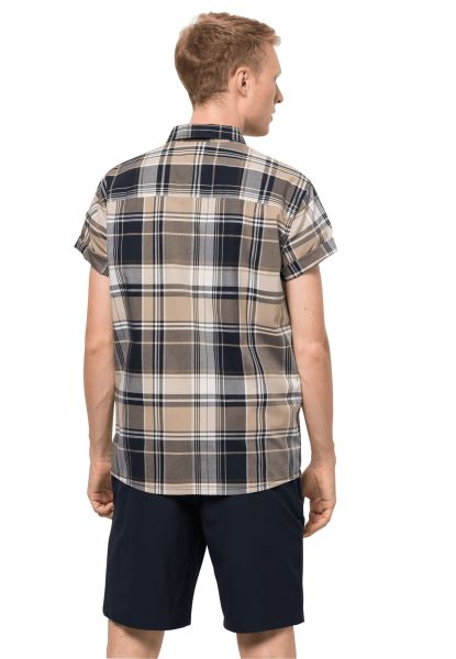 Merken Sand Dun Checks Jack Wolfskin Little Lake Overhemd M