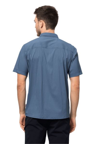 Kenovo Ii S/s M Collectie Jack Wolfskin Donderblauw