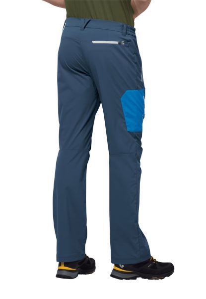 Nieuwe Jack Wolfskin Donderblauwe Overland Broek M