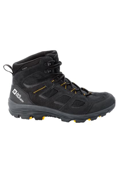 Hot Jack Wolfskin Vojo 3 Texapore Mid M Zwart-potig Geel Xt